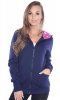 MijaCulture - Maternity Warm Hoodie / Jacket / Sweatshirt / for Baby Carriers 4046/M50 Dark Blue